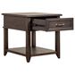 Belle Furnishings Mill Creek 1-Drawer End Table in Peppercorn, , large