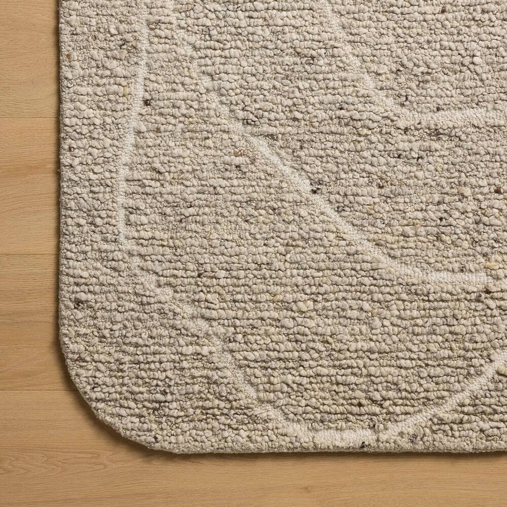 Loloi Otis Oatmeal and Ivory 7&#39;9&quot; x 9&#39;9&quot; Area Rug, , large