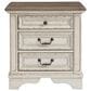 Ashley Realyn 5-Piece King Bedroom Set in Chipped White and Distressed, , large