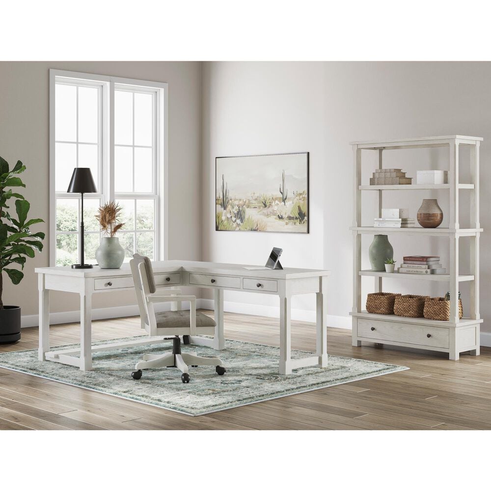 Ashley Robbinsdale Home Office Desk in Antique White, , large