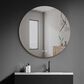 Lexora Home Nordica 35" Circular LED Vanity Mirror, , large