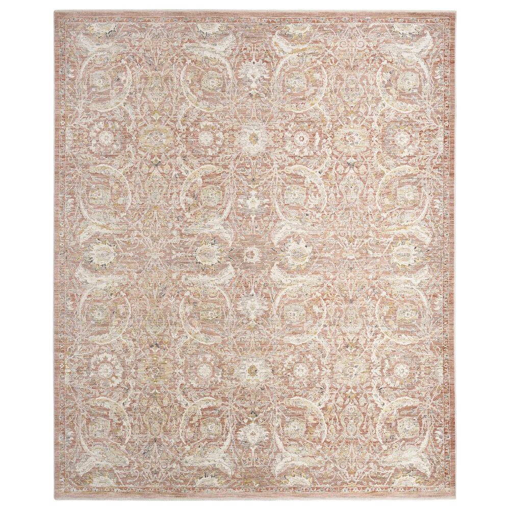 Nourison Antique Fusion Brick 9" x 11"10" Area Rug, , large