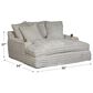 Moore Furniture Double Chaise in Dove Gray, , large