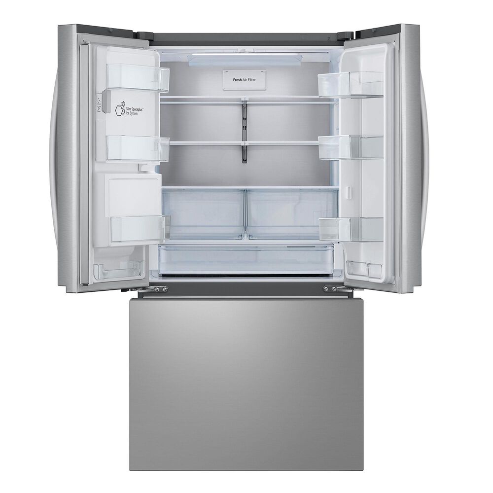 LG 26 Cu. Ft. Smart French Door Refrigerator in Stainless Steel, , large