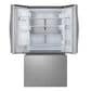 LG 26 Cu. Ft. Smart French Door Refrigerator in Stainless Steel, , large