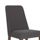 Ashley Lyncott Side Chair with Charcoal Cushion in Brown, , large