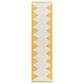 Surya Eagean EAG-2437 Mustard and Ivory 2"7" x 12" Indoor/Outdoor Runner, , large