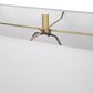 Uttermost Songbirds Table Lamp in White and Brushed Brass, , large