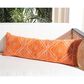 Safavieh Valenti 12" x 36" Pillow in Orange and White, , large