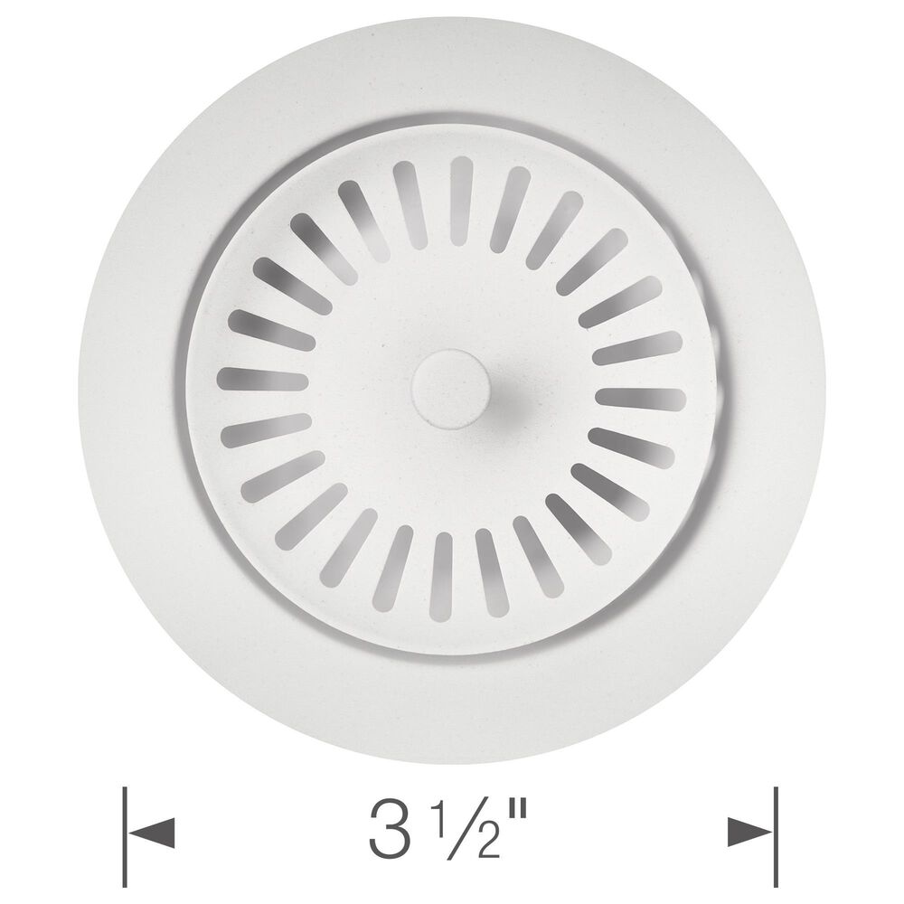 Blanco Metal Waste Flange in White, , large