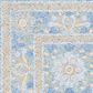 Safavieh Micro-Loop Oriental 2"3" x 7" Blue and Green Runner, , large