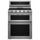 KitchenAid 6.7 Cu. Ft. Freestanding Dual Fuel Double Oven Range, , large