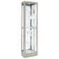 Chapel Hill 5-Shelf Curio Cabinet in Platinum Silver, , large