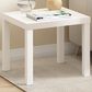 HOMLUX 20" Square Parsons Side Table in White, , large