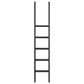 Wycliff Bay Willow Lane 4-Piece L-Shaped Desk with Bookcase and Ladder in Ebony Black, , large