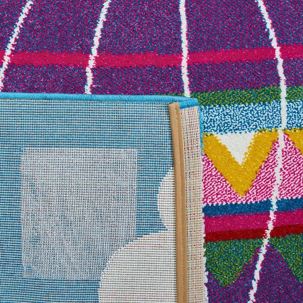 Safavieh Carousel 6&#39;7&quot; Square Blue and Green Kids  Area Rug, , large