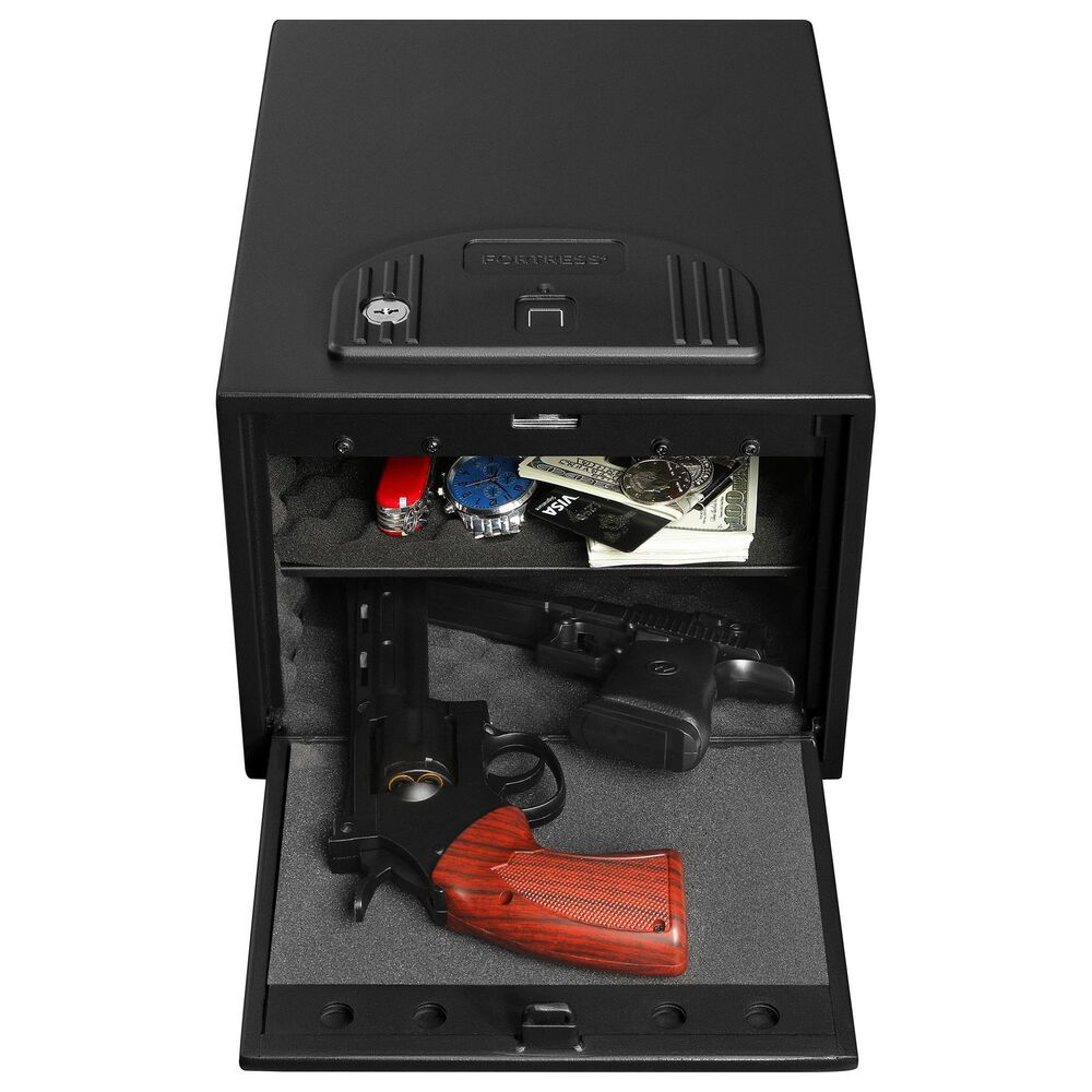 Fortress Fortress Large Quick Access Safe with Biometric Lock in Matte Black, , large