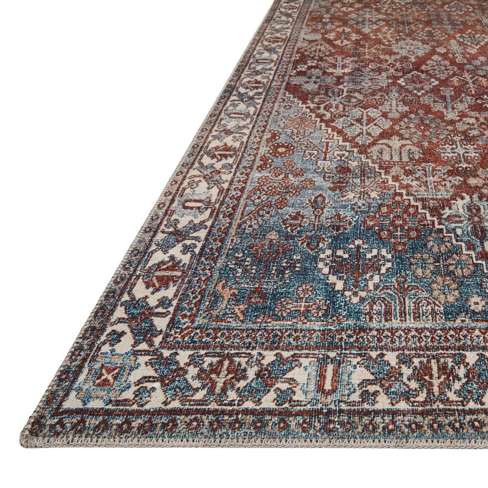 Magnolia Home Lenna LEA-04 2&#39;6&quot; x 7&#39;6&quot; Brick and Sky Runner, , large