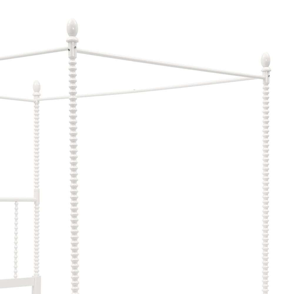 Furniture of America Elliot Full Canopy Bed in White, , large