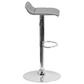 Flash Furniture Adjustable Height Barstool in Gray, , large
