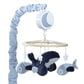 Lambs & Ivy Bubbles and Squirt Musical Baby Crib Mobile in Blue, , large