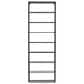 Maple and Jade 8-Bottle Display Wall Wine Rack with Open Style Frame in Matte Black, , large