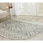 Safavieh Adirondack ADR107B-6R 6" x 6"  Ivory/Silver Round Rug, , large