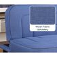 Lifestyle Solutions Frankie Convertible Sofa in Blue, , large