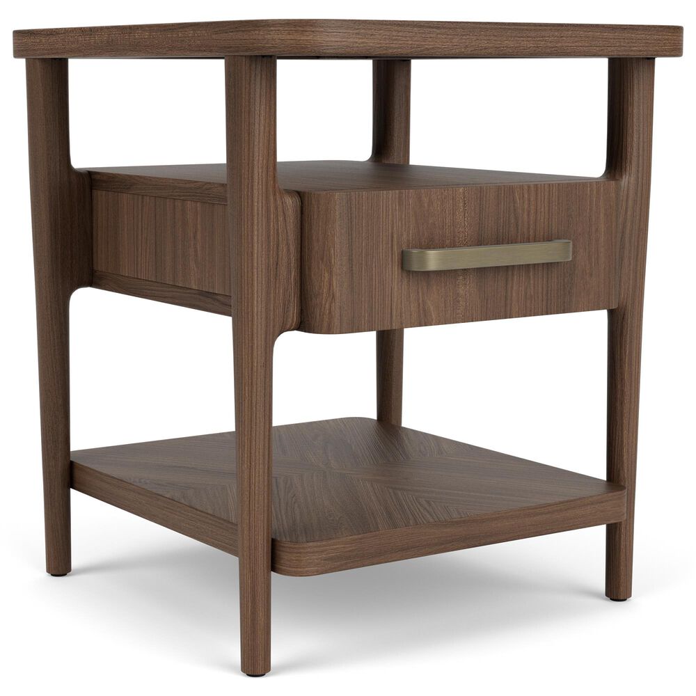 Riverside Furniture Delia End Table in Nouveau Walnut, , large