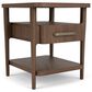 Riverside Furniture Delia End Table in Nouveau Walnut, , large