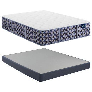 Serta Perfect Sleeper Signature Stevens Park Plush Twin Mattress with Low Profile Box Spring, , large