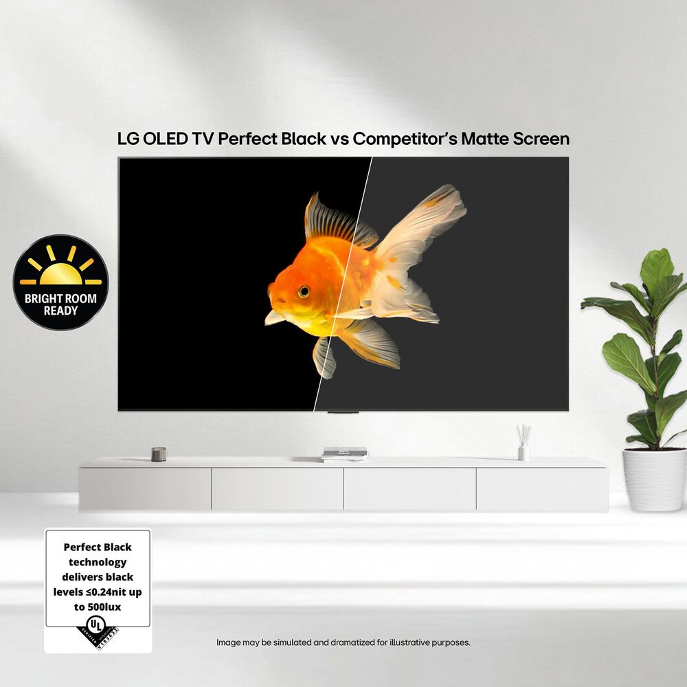 LG 77&quot; Class G5 Series OLED evo AI 4K with Supplied Wall Mount in Black - Smart TV, , large