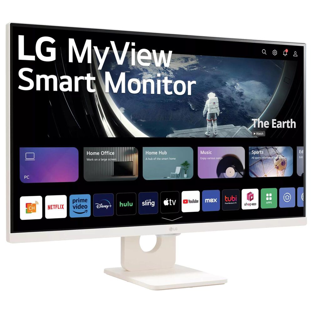 LG 27&quot; FHD IPS MyView Smart Monitor in White, , large