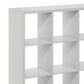 HOMLUX 9-Cube Reversible Open Back Bookshelf in Light Grey, , large