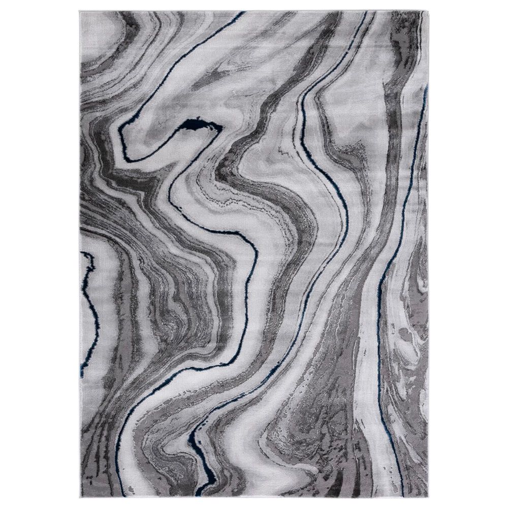 Safavieh Craft CFT819N 8" x 10" Grey and Blue Area Rug, , large