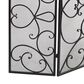 Maple and Jade 49" x 36" Fireplace Screen in Black, , large