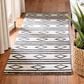 Safavieh Micro-Loop 2"3" x 7" Ivory and Charcoal Runner, , large