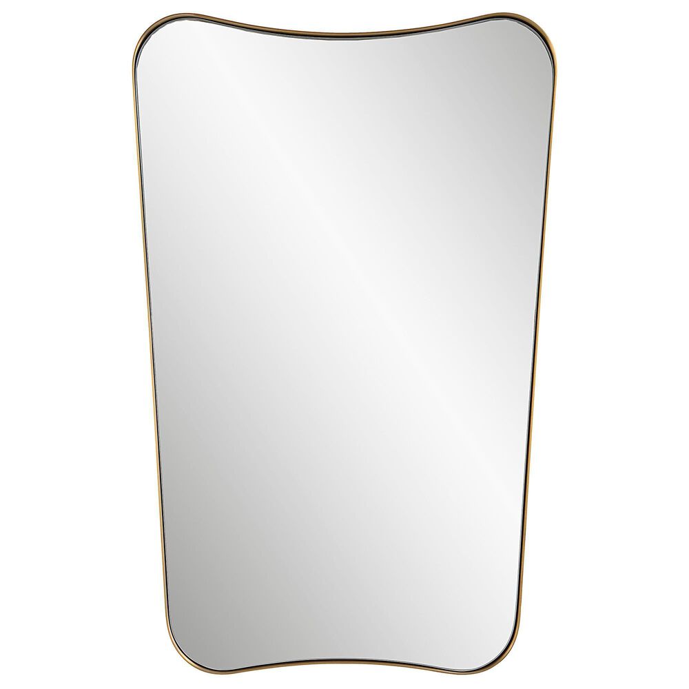 Uttermost Belvoir Vanity Mirror in Antique Brass, , large