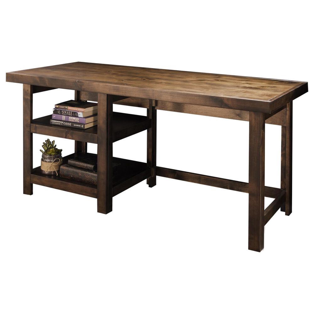 Legends Home Sausalito Workstation Desk in Whiskey, , large