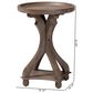 Baxton Studio Westlyn End Table in Antique Brown, , large