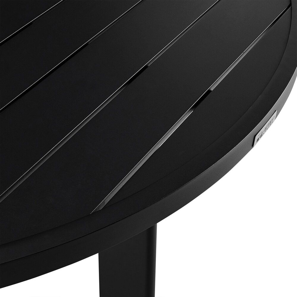 Blue River Grand Round Patio Dining Table in Black, , large