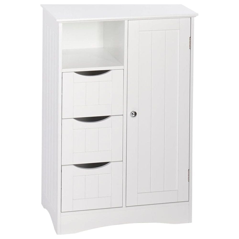 RiverRidge Home Ashland 1-Door Floor Cabinet in White, , large