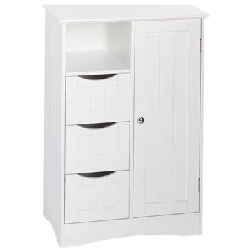 RiverRidge Home Ashland 1-Door Floor Cabinet in White, , large