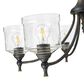 Golden Lighting Keating 6-Light Chandelier in Antique Black, , large