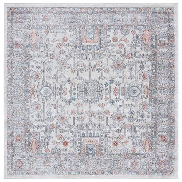 Safavieh Oregon ORE877 3" Square Grey and Ivory Area Rug, , large