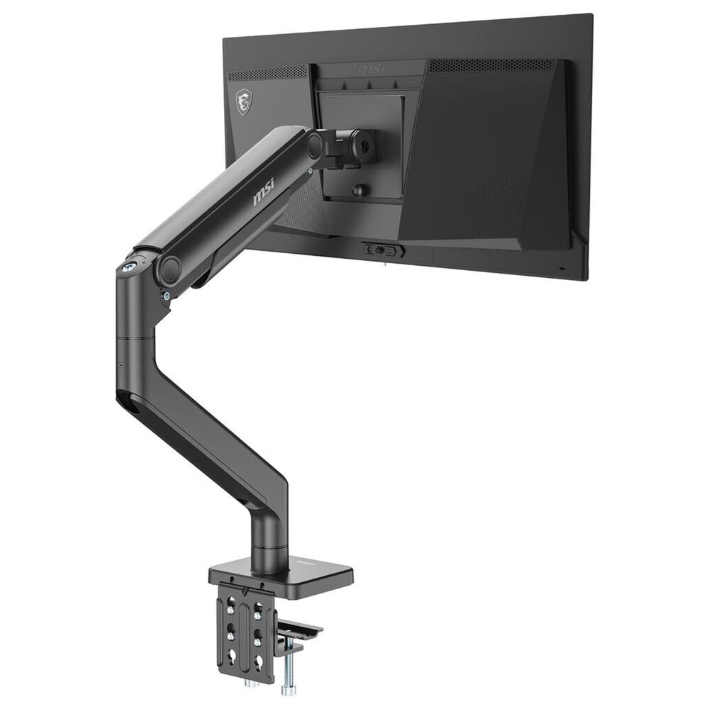 MSI Full-Motion Monitor Desk Mount for 17 to 49" Displays in Matte Black, , large