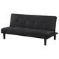 Pacific Landing Stanford Push Back Convertible Sofa Bed in Black, , large