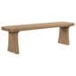 Hearth and Haven 63" Dining Bench with Flared Trouser Legs in Pine, , large