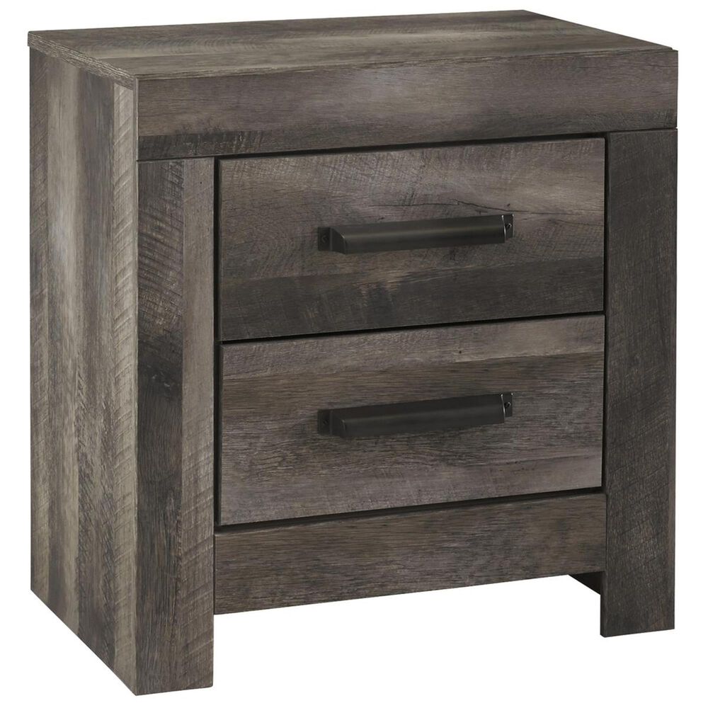 Ashley Wynnlow 2-Drawer Nightstand in Gray, , large