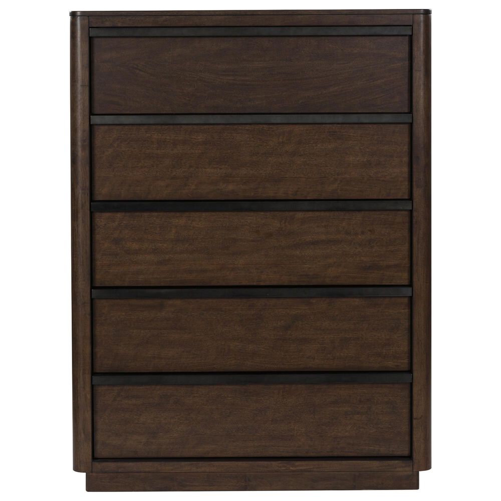 Millenium Dilenno 5-Piece Queen Canopy Bedroom Set in Dark Brown, , large